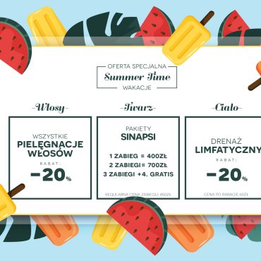 Promocja wakacyjna NOVY fryzjer kosmetyka Olkusz